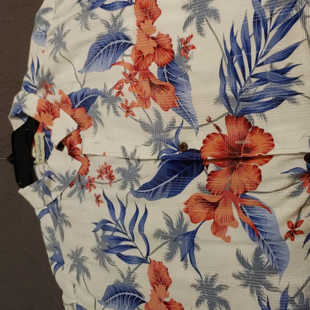 Big & Tall, 4XB Caribbean, camp shirt, tropical print